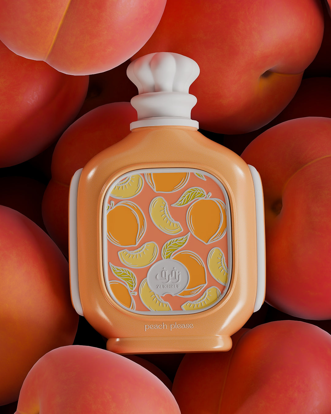 Zukhruf Peach EDP 100ML – Unisex | Zimaya Perfumes
