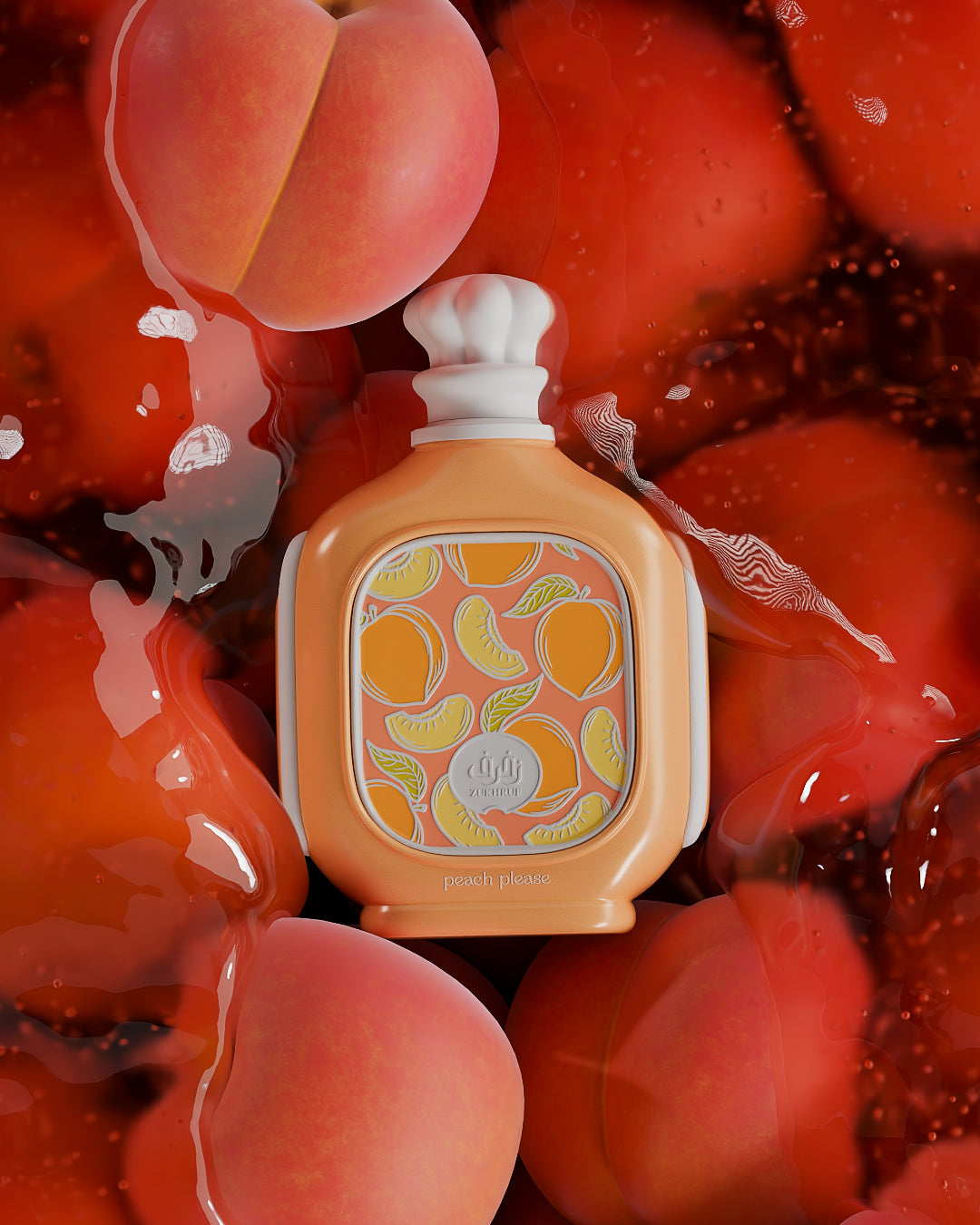 Zukhruf Peach EDP 100ML – Unisex | Zimaya Perfumes
